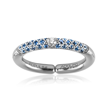 ANELLO POPULSE SKY IN ORO 18 KT E DIAMANTI DI ADOLFO COURRIER